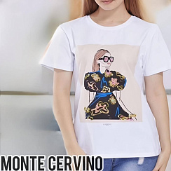 Monte Cervino Футболки женские СТОК Италия, кг